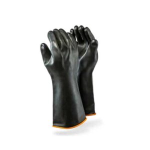 Black Rubber Gloves